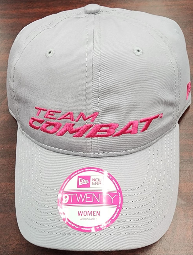 Team Combat New Era Women's 9Twenty Grey/Pink - Adjustable Hat
