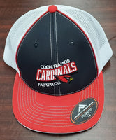 Coon Rapids Cardinals FP Hat - Red/Black/White - S/M