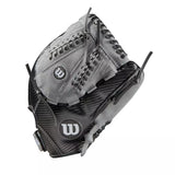 Wilson Adults 14 in Black/Carbon/White A360 Slowpitch Softball Glove - RHT