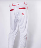 P5 Passe Knicker Style Pant White/Red