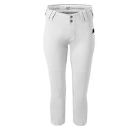 NEW BALANCE GEM YOUTH GIRL'S STOCK FASTPICH PANT WHITE BGP111