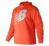 NEW BALANCE Men's Graphic NB CoreFleece Hoodie Orange