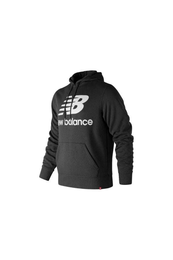 New Balance MT83528 Essentials Brushed Pullover Hoodie (Men's) BLACK