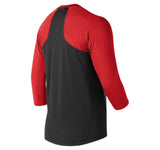 NEW BALANCE Men's 4040 Compression Top 3/4 SLEEVE TMMT650 Red